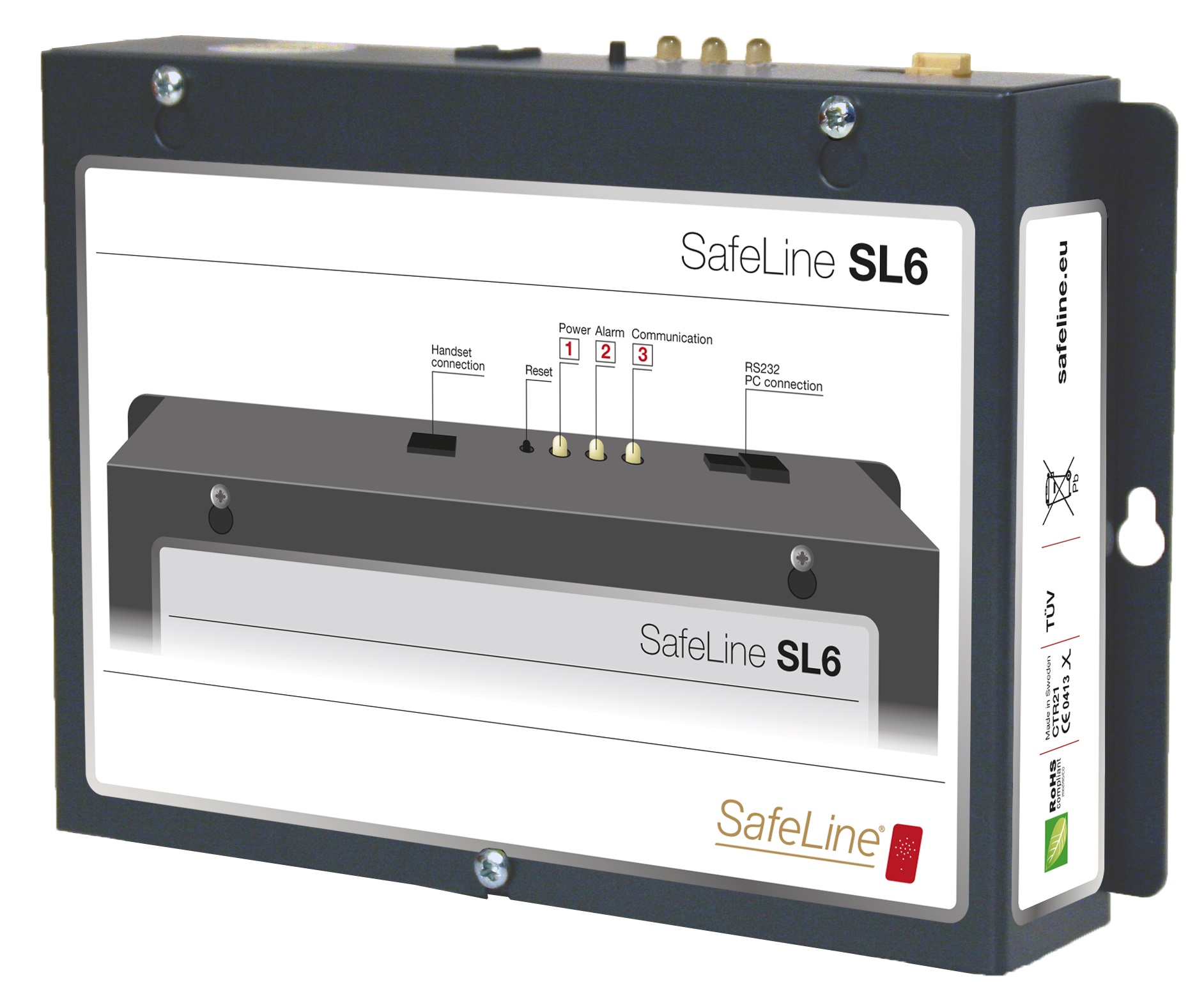 Nödtelefon, SafeLine SL6 PSTN+GSM, exklusive talenhet