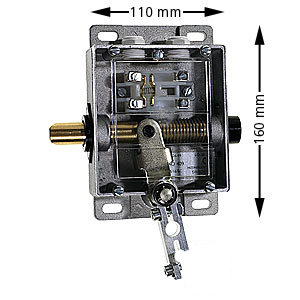 Karmlås, LO-30-H, med trekantsöppning, endast lås