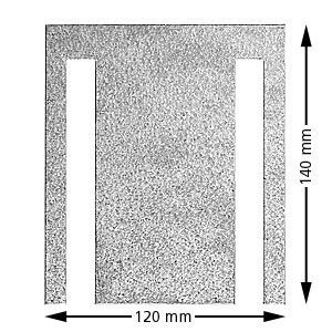 Shims, styrsko, aluminium, 1mm