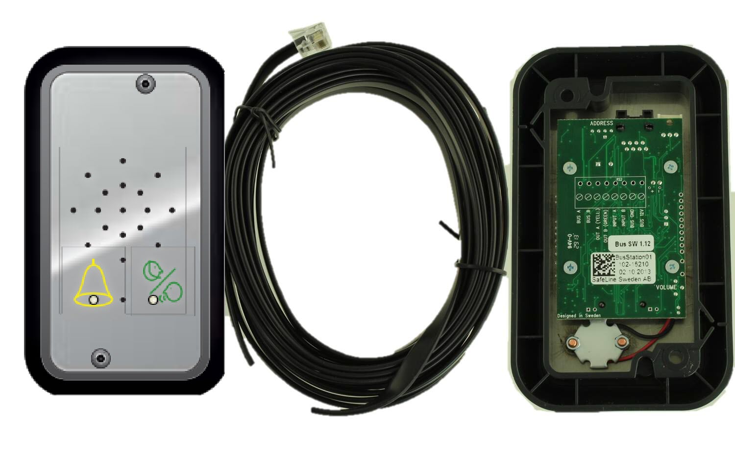 Talenhet med pictogram, SafeLine SL6, Utanpåliggande