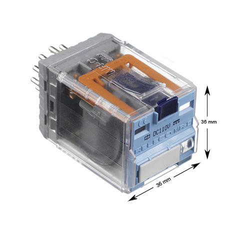Relä, 11-pin, MK3P-5, 110V DC