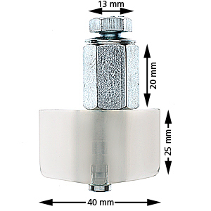 Understyrning 4-pack, Wittur/Selcom, Hydra, Spår 12mm, komplett