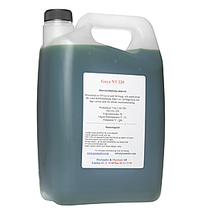 Växelolja, mineral, viskositet 220, 5 liter