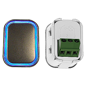 Knapp, HM-2535-S, blå