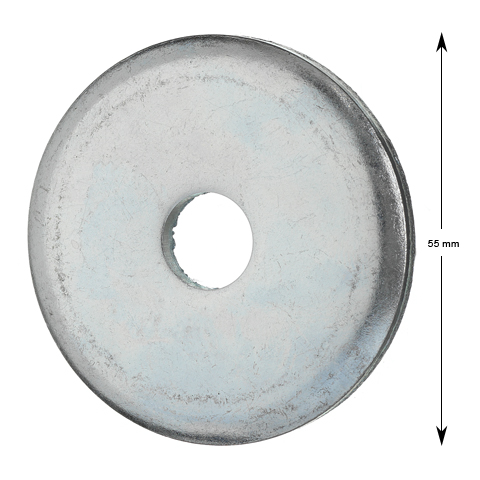 Bricka m krage, ø55/13x4mm