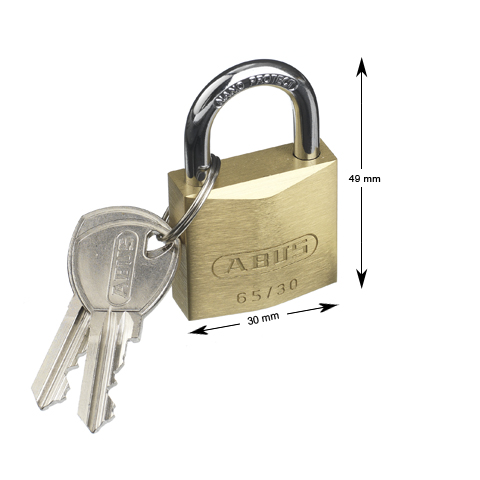 Hänglås, Abus 65/30, locking 380