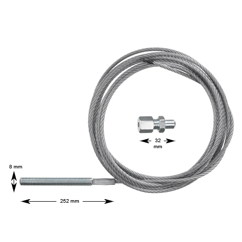 Synkvajer, Wittur/Selcom,  l=3000mm, ø=3mm, Universal