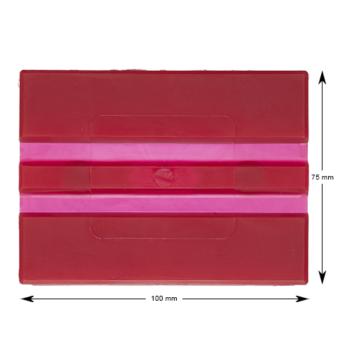 Styrskofoder, tysk std, motvikt, 100x20x30, 5mm, vikbart