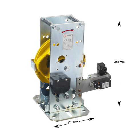 HR, RQ200, nedfartsspärr, 24VDC, medsols, 0.6-0.82