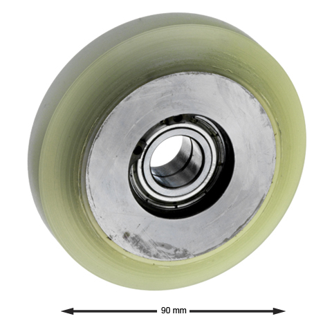 Styrrulle, Siemens, D=90/17x26/13mm, fasad