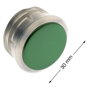 Knapp, Otis 2000, MCS220/310, grön LED, grön förhöjningsring