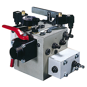 Ventilblock, Hydronic 300, Typ 2, 96-145 l/min, med kran 1¼''