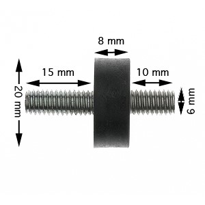 Vibrationsdämparkit för nedfartsspärr, Deve