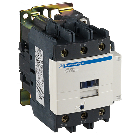 Kontaktor, Schneider, LC1D80P7, 230VAC, 80A, 37kW