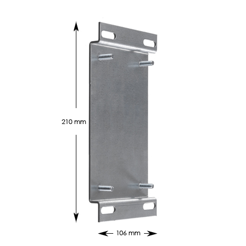 Underläggsplåt, HAK140/196, TV18 till LO-30, infälld, höger&vänster