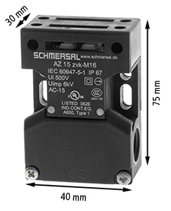 Säkerhetskontakt, Schmersal AZ15ZVK-M16