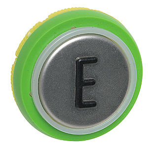 Knapptrycke , DMG BDS Dual Light, rostfri, förhöjd, ''E''