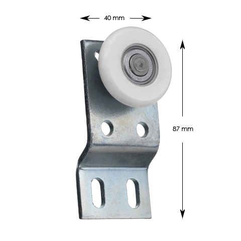 Bärrulle, Schindler QKS8 TL/TR, med vinklad plåt 18mm
