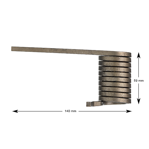 Vridfjäder, Schindler QKS9, vänster