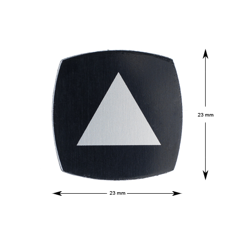 Tryckbricka, KONE-M, slät pil