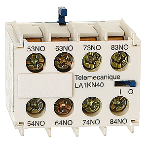 Hjälpkontaktblock, Schneider/Telemec., LA1KN22, 2NO/NC