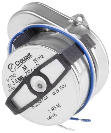 Motor för automatsmörjning till skruvhiss, 230V/3W, 1 rpm