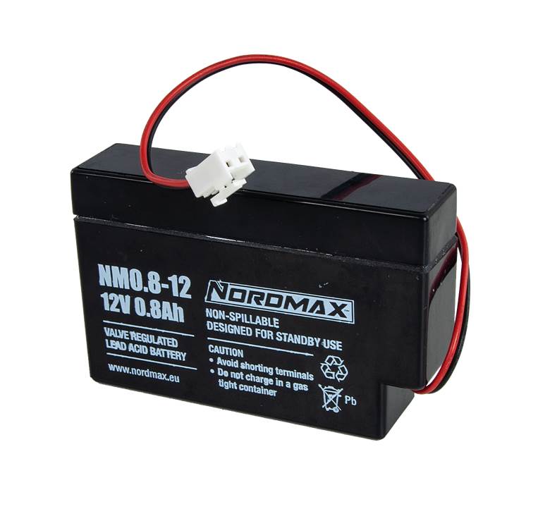 Batteri, 12V, 0.8Ah, 20-pack