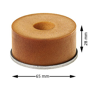 Lindämpare, ø65x28mm, 21mm hål