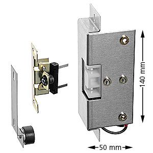 Karmkontakt, MKM-KO-30-NY, kåpa m magnet, Höger
