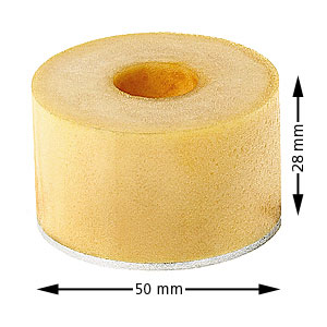 Lindämpare, ø50/17x28mm, med bricka ø50/17x3mm