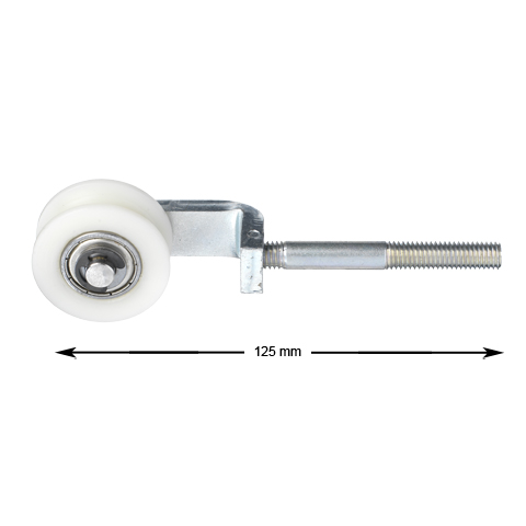 Viksamgrind, enkelvinkel med rulle, galvaniserad