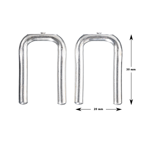 Silverbygel för PL-21 plastkolv, extra lång