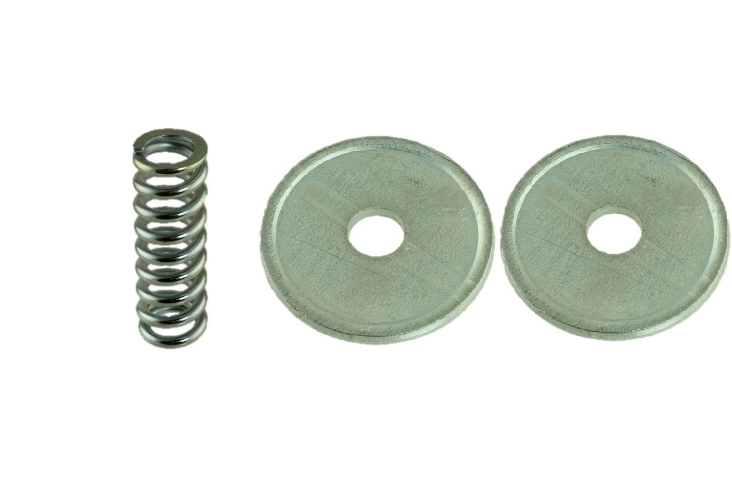 Spiralfjäder+2xbricka med fläns, för linhink M12