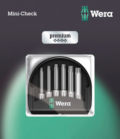 Bitssats, Wera, Torx 10-40, 50mm (6-pack)