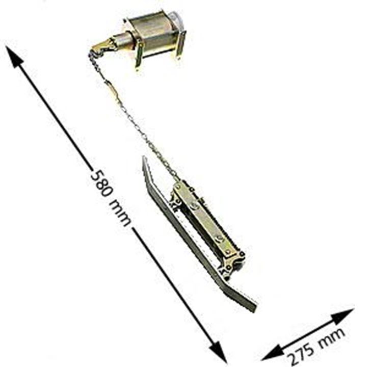 Låsbana inkl Magnet, ELB-75, 230VAC