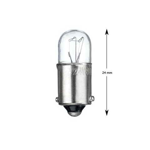 Signallampa, BA9s, 24V, 80mA, 2W