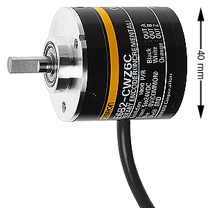 Encoder, Omron E6B2-CWZ6C, 1000 pulser/varv, 2m kabel