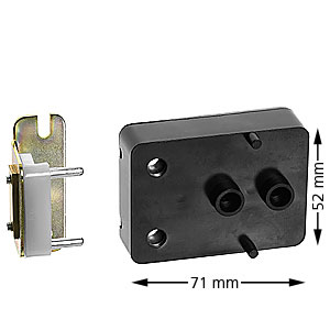 Karmkontakt, KO-26-R, justerbar överkopplare