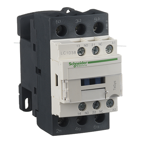 Kontaktor, Schneider/Telemec., LC1D38P7, 230VAC, 38A/18.5kW