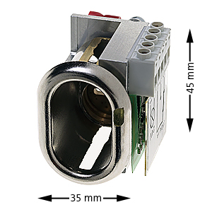 Nyckelbrytare, NS-1-2535-röd