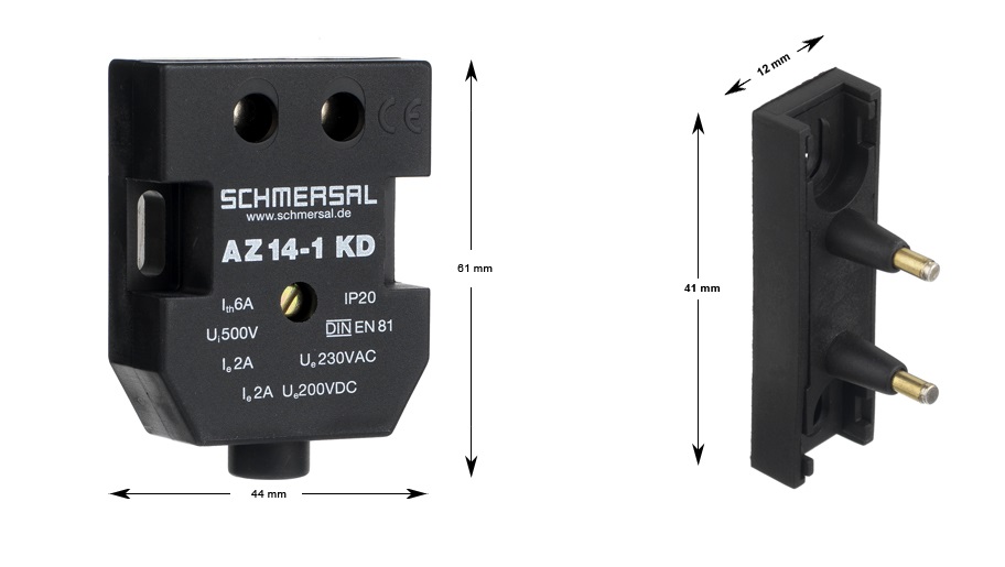 Dörr/låskontakt, Otis Prima, med överkopplare