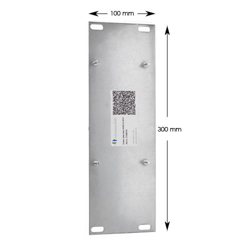 Underläggsplåt, LND på plåt till LO-30, höger