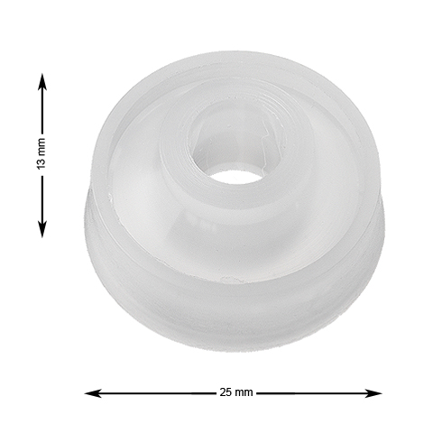 Låsrulle, Schindler QKS8-11, ø25x13, hål 8mm