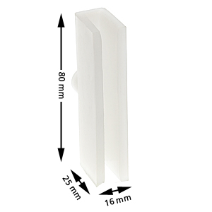 Styrskofoder, KONE, 80x16x25, 5mm