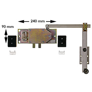 Varuhisslås, LI-25-V, endast lås
