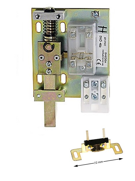 Smalhisslås, lås + överkopplare, SHL-86-V