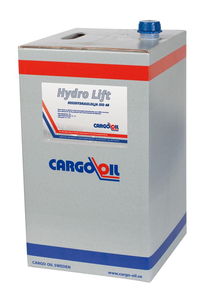 Olja, Hisshydraul, ISO 46, 20 liter, Bag-in-Box