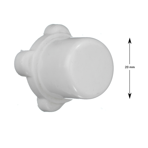 Knapp, KONE/ASEA 19.150.100, vit, blanco