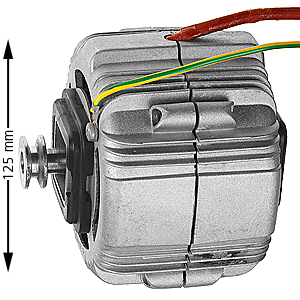 Dörrmotor, Fermator, d125/30, 1-fas, 230 VAC