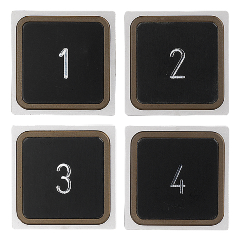 Tryckplatta, Kinds, svart, ''KV''